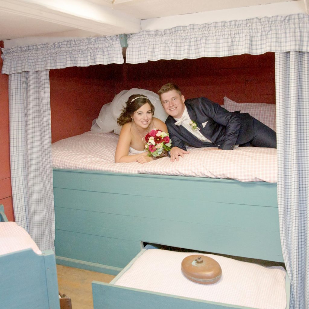 Heiraten im Freilandmuseum Lehde Foto- Sigrid Arnd.