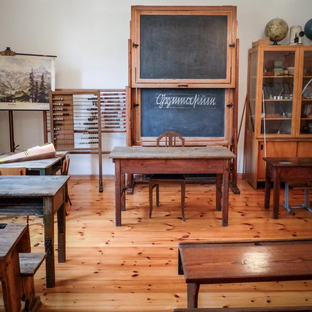 Historisches Klassenzimmer Foto Museum OSL