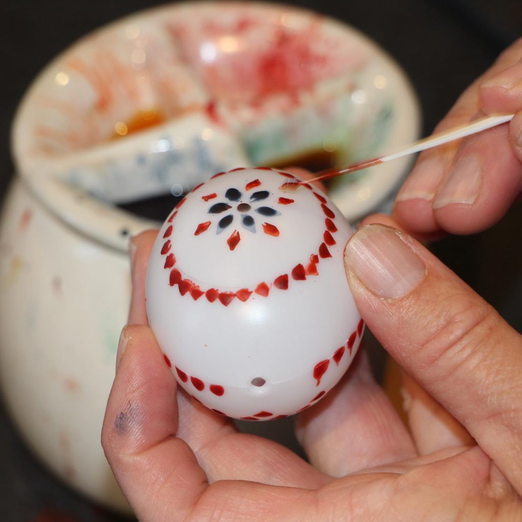 Ostereier verzieren Foto Museum OSL- Ehrhardt