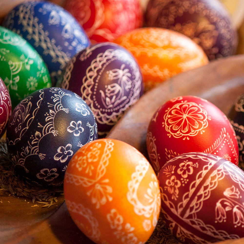 Sorbische Ostereier im Museum Foto Museum OSL