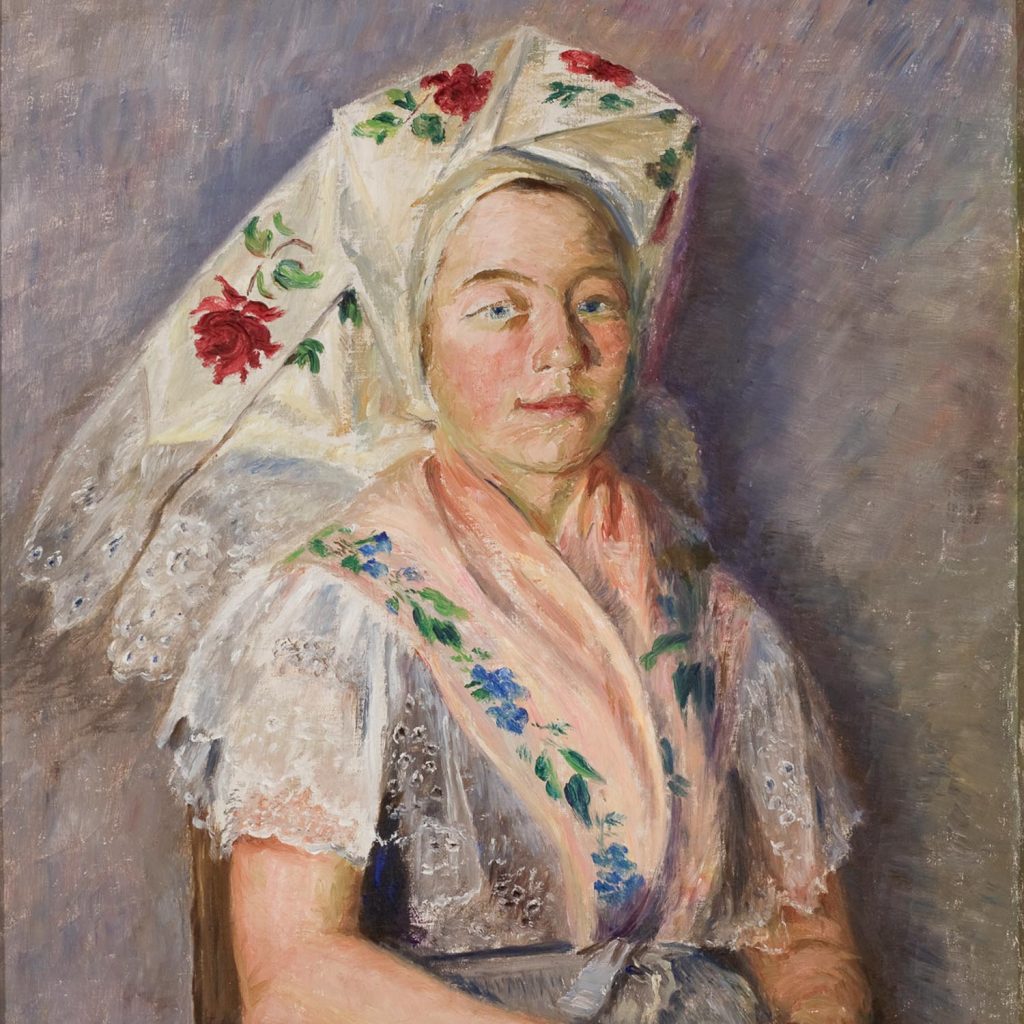 Elisabeth Wolf, Junge Wendin, 1937, Öl-Leinwand Sammlung Museum OSL Foto- Thomas Kläber